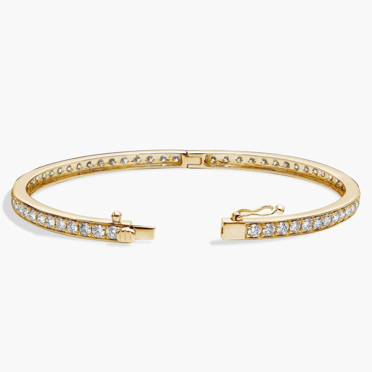Eternity Diamond Bangle Bracelet in 18k Yellow Gold (3 ct. tw.)